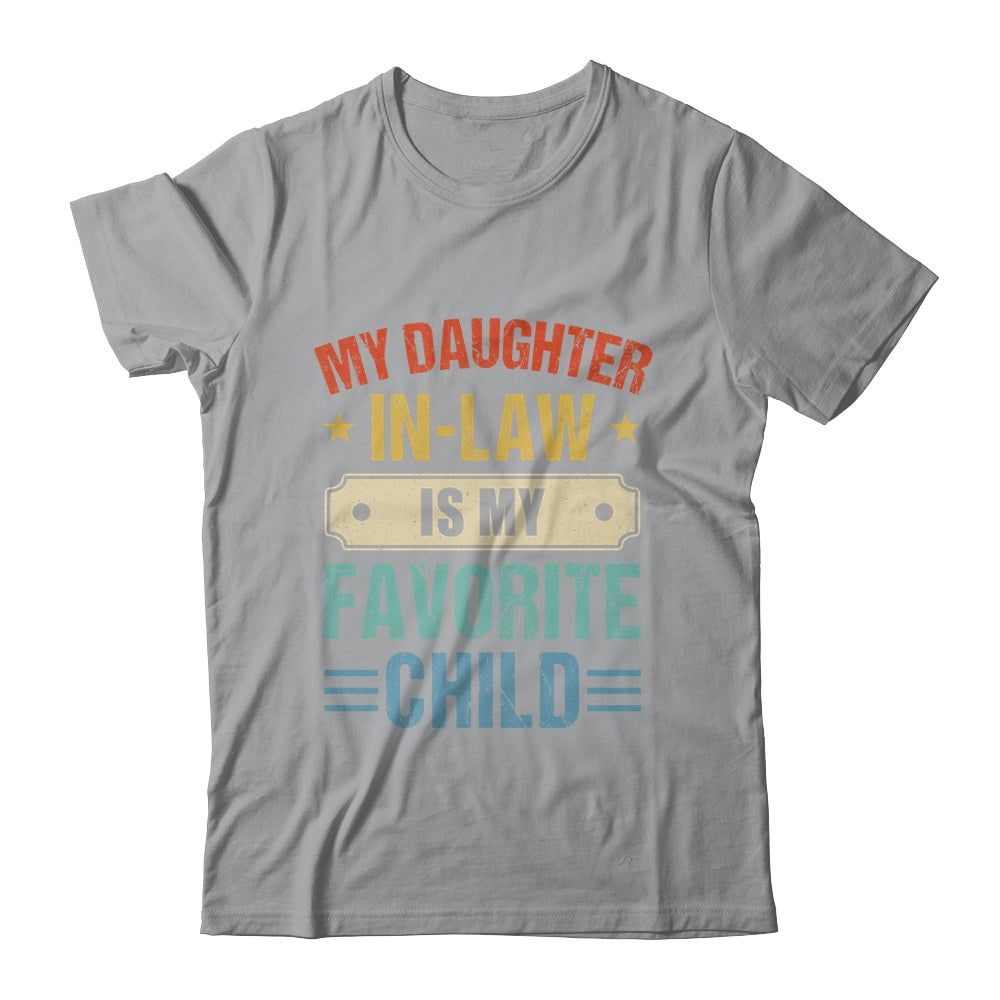 My Daughter In Law Is My Favorite Child Funny Family Shirt & Tank Top | siriusteestore