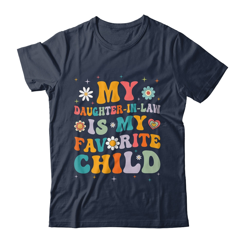 My Daughter In Law Is My Favorite Child Funny Family Groovy Shirt & Tank Top | siriusteestore
