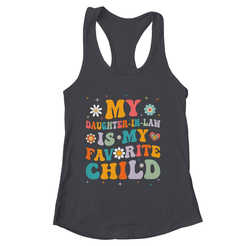 My Daughter In Law Is My Favorite Child Funny Family Groovy Shirt & Tank Top | siriusteestore