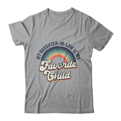 My Daughter In Law Is My Favorite Child Funny Family Retro Shirt & Tank Top | siriusteestore