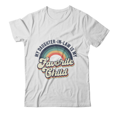 My Daughter In Law Is My Favorite Child Funny Family Retro Shirt & Tank Top | siriusteestore