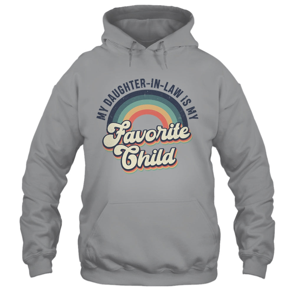 My Daughter In Law Is My Favorite Child Funny Family Retro Shirt & Tank Top | siriusteestore