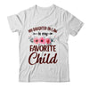 My Daughter In Law Is My Favorite Child Funny Mom Floral Shirt & Tank Top | siriusteestore