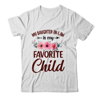 My Daughter In Law Is My Favorite Child Funny Mom Floral Shirt & Tank Top | siriusteestore