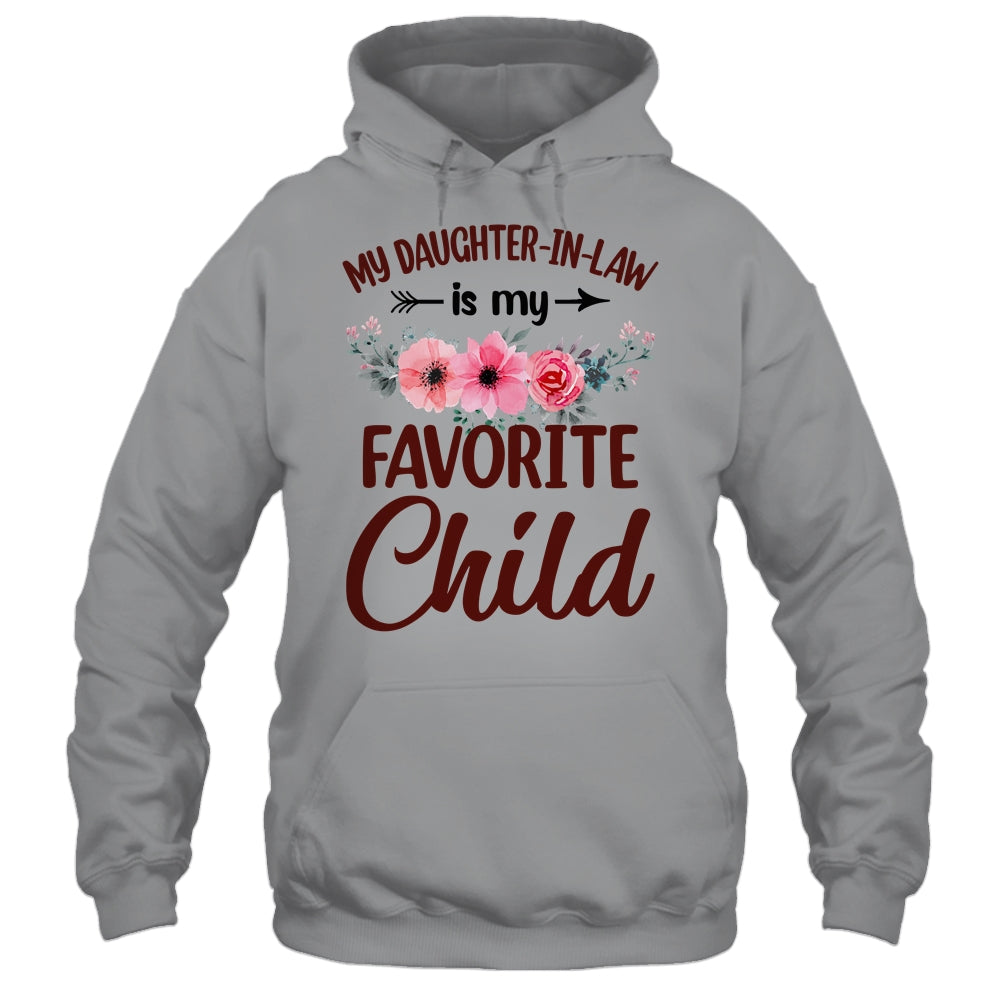 My Daughter In Law Is My Favorite Child Funny Mom Floral Shirt & Tank Top | siriusteestore