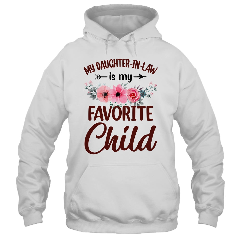 My Daughter In Law Is My Favorite Child Funny Mom Floral Shirt & Tank Top | siriusteestore