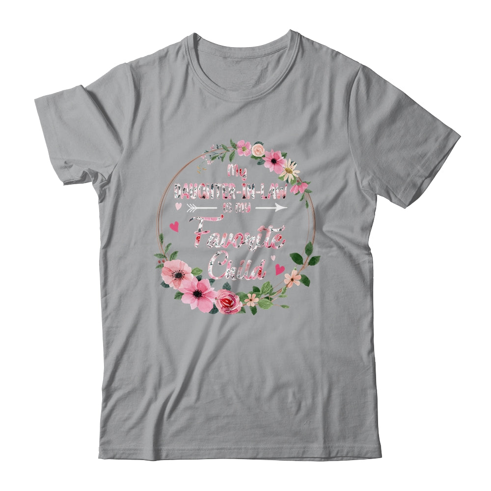 My Daughter In Law Is My Favorite Child Mother In Law Mothers Day Shirt & Tank Top | siriusteestore