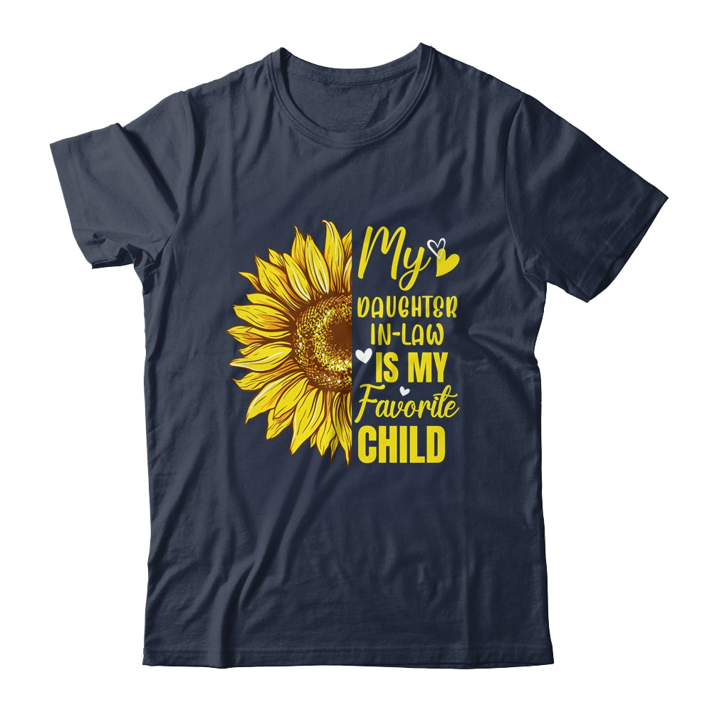 My Daughter In Law Is My Favorite Child Mother Sunflower Shirt & Tank Top | siriusteestore