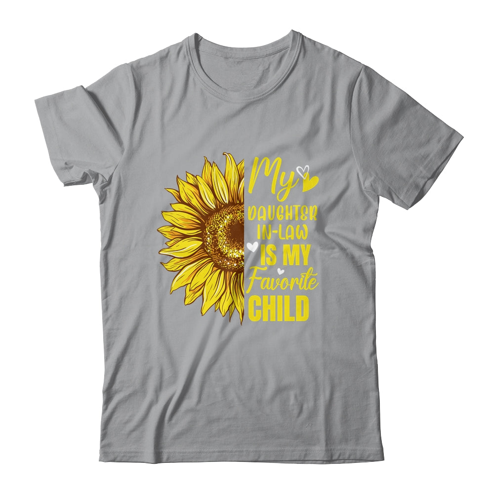 My Daughter In Law Is My Favorite Child Mother Sunflower Shirt & Tank Top | siriusteestore