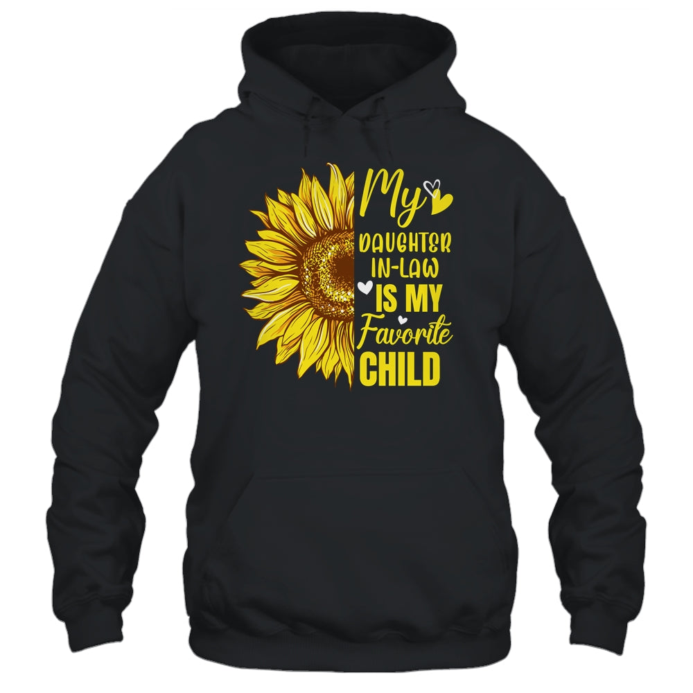 My Daughter In Law Is My Favorite Child Mother Sunflower Shirt & Tank Top | siriusteestore
