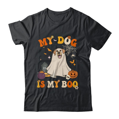 My Dog Is My Boo Ghost Spooky Halloween Labrador Groovy Shirt & Hoodie | siriusteestore