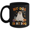 My Dog Is My Boo Ghost Spooky Halloween Labrador Groovy Mug | siriusteestore