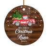 My First Christmas As Nana Ornament 2024 New Nana Decoration Christmas Tree Ornament | siriusteestore