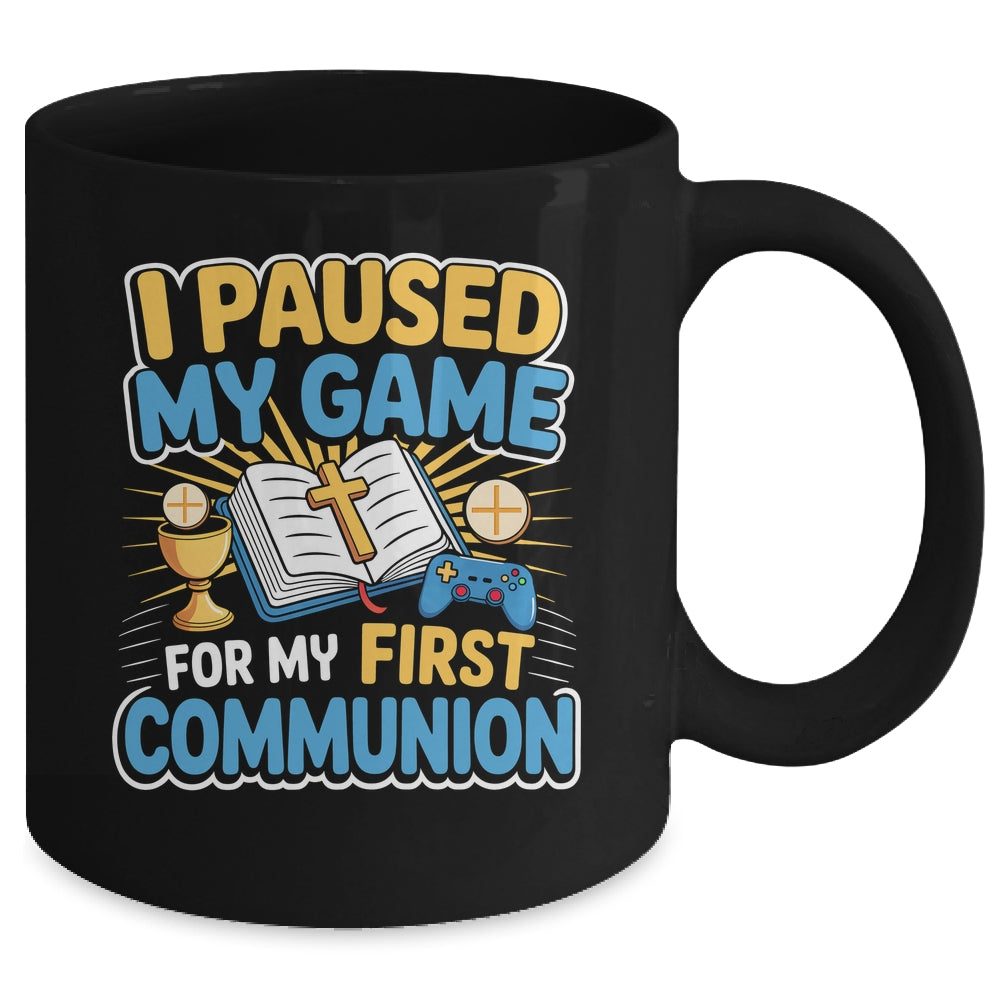 My First Communion Video Game Controller Boys Girls Gaming Mug | siriusteestore