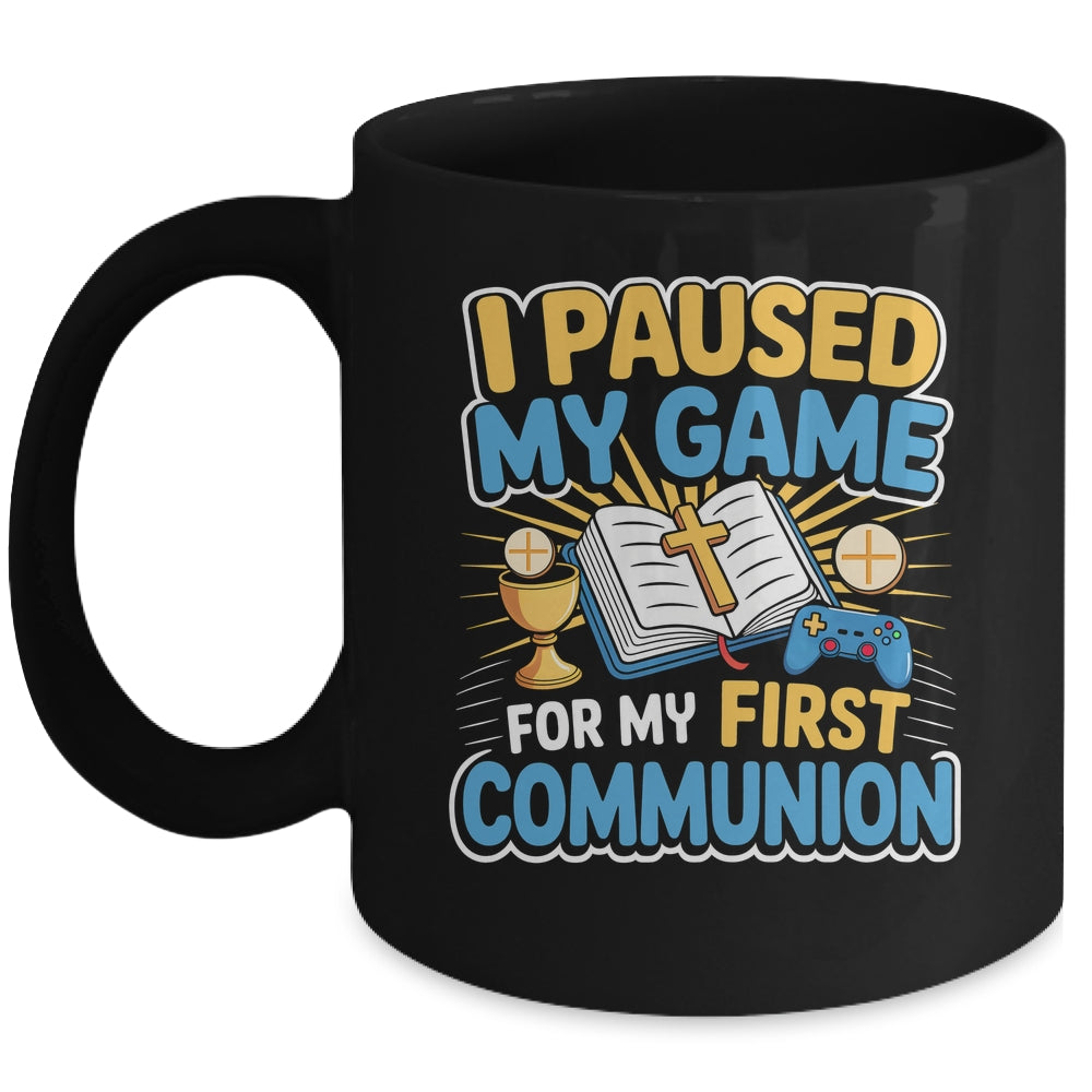 My First Communion Video Game Controller Boys Girls Gaming Mug | siriusteestore