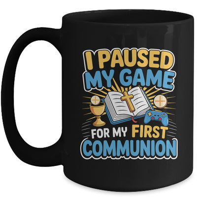 My First Communion Video Game Controller Boys Girls Gaming Mug | siriusteestore