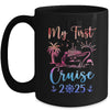 My First Cruise 2025 Family Vacation Ship Travel Cruising Mug | siriusteestore
