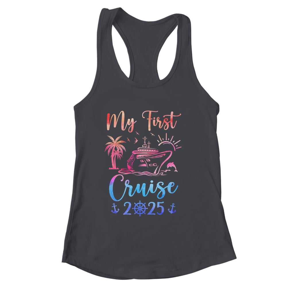 My First Cruise 2025 Family Vacation Ship Travel Cruising Shirt & Tank Top | siriusteestore