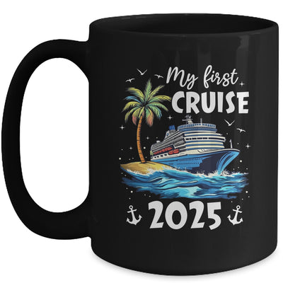My First Cruise 2025 Funny First Time Cruise Vacation 2025 Mug | siriusteestore