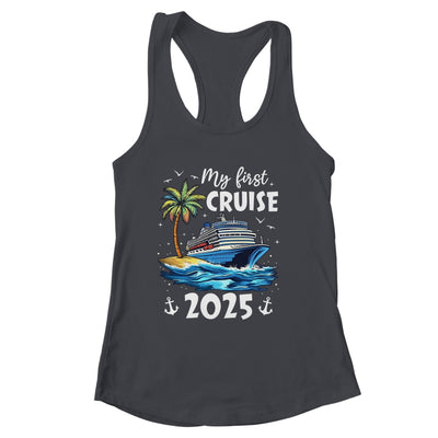 My First Cruise 2025 Funny First Time Cruise Vacation 2025 Shirt & Tank Top | siriusteestore