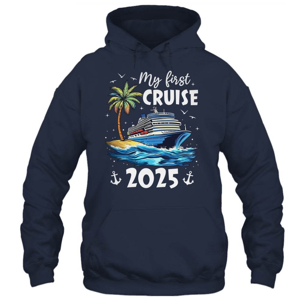 My First Cruise 2025 Funny First Time Cruise Vacation 2025 Shirt & Tank Top | siriusteestore