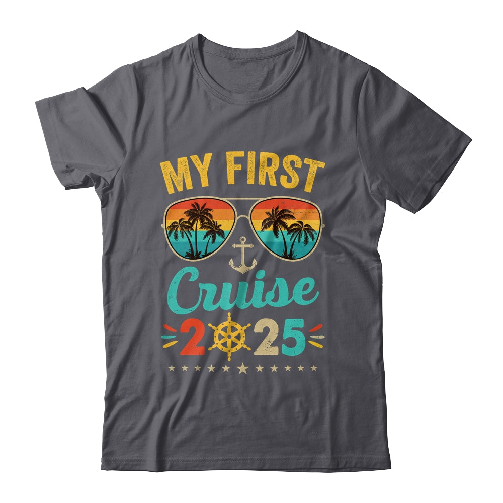 My First Cruise 2025 Tee Family Vacation Cruise Ship Travel Shirt & Tank Top | siriusteestore
