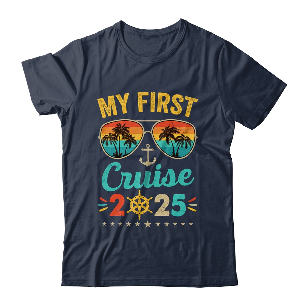 My First Cruise 2025 Tee Family Vacation Cruise Ship Travel Shirt & Tank Top | siriusteestore