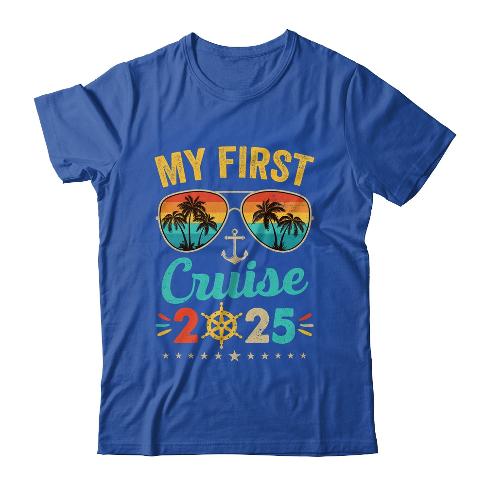 My First Cruise 2025 Tee Family Vacation Cruise Ship Travel Shirt & Tank Top | siriusteestore