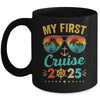 My First Cruise 2025 Tee Family Vacation Cruise Ship Travel Mug | siriusteestore