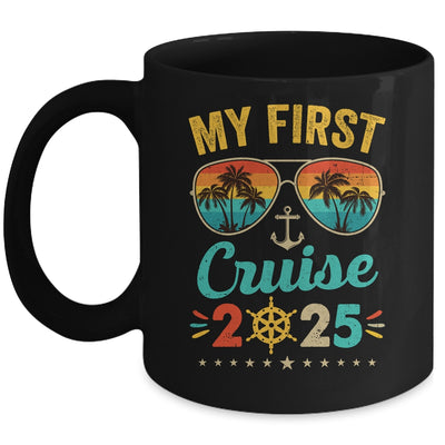 My First Cruise 2025 Tee Family Vacation Cruise Ship Travel Mug | siriusteestore