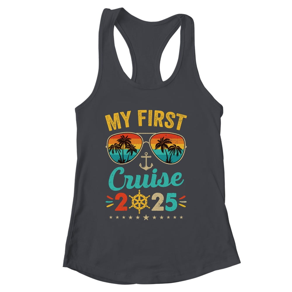 My First Cruise 2025 Tee Family Vacation Cruise Ship Travel Shirt & Tank Top | siriusteestore