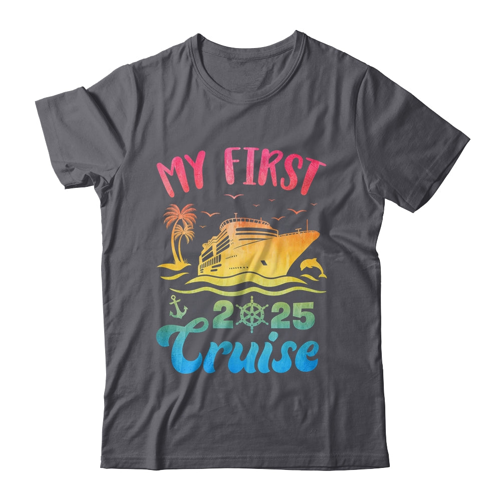 My First Cruise 2025 Vacation Matching Family Cruise Ship Shirt & Tank Top | siriusteestore