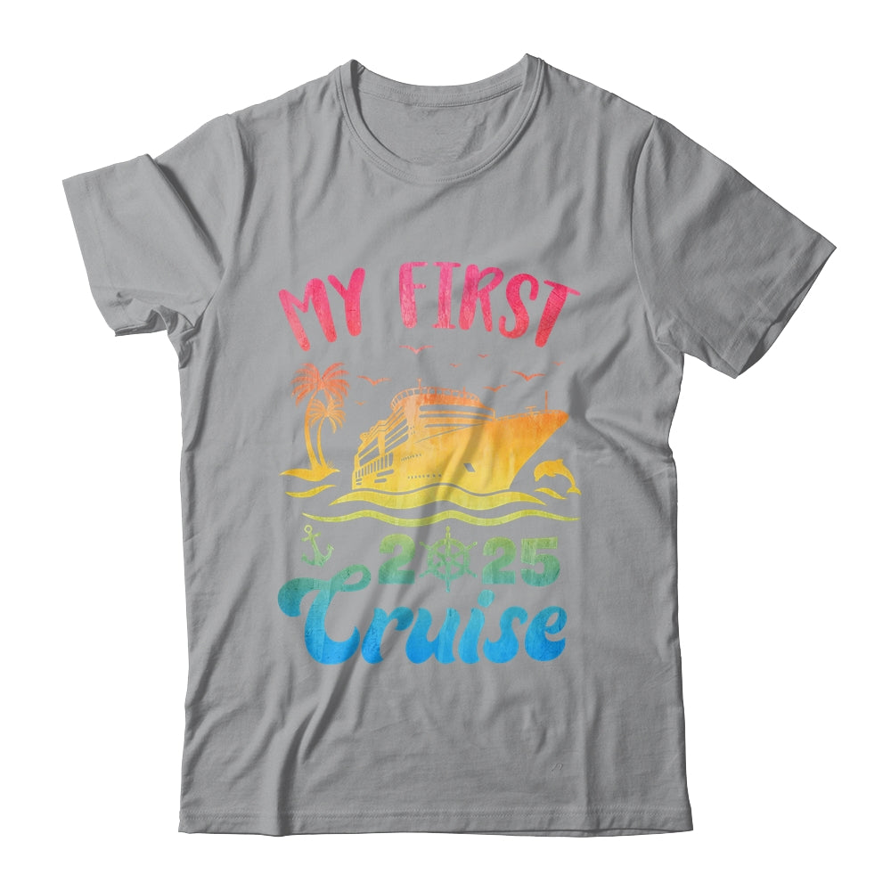 My First Cruise 2025 Vacation Matching Family Cruise Ship Shirt & Tank Top | siriusteestore