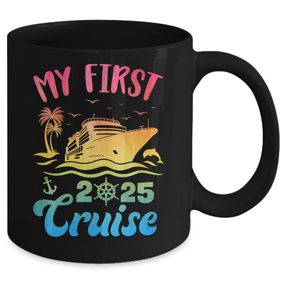 My First Cruise 2025 Vacation Matching Family Cruise Ship Mug | siriusteestore