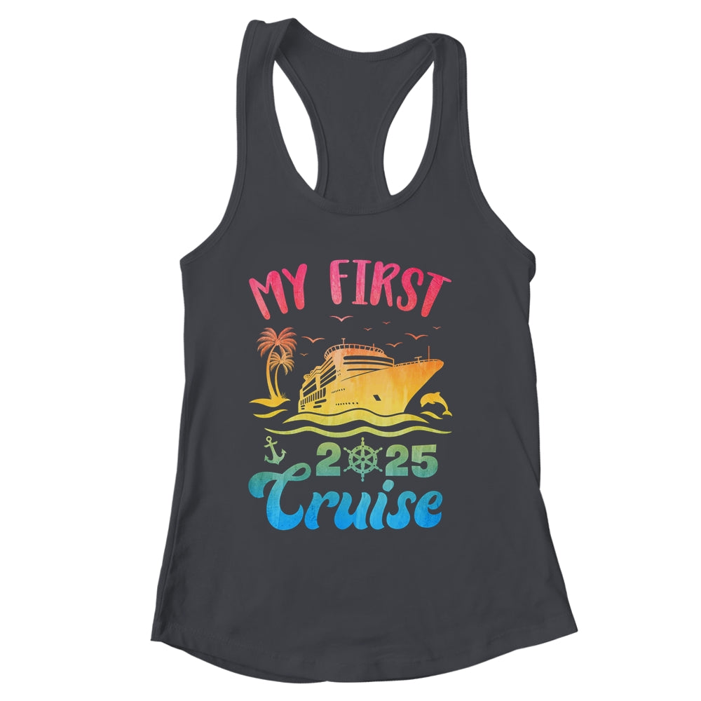 My First Cruise 2025 Vacation Matching Family Cruise Ship Shirt & Tank Top | siriusteestore