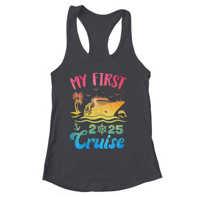 My First Cruise 2025 Vacation Matching Family Cruise Ship Shirt & Tank Top | siriusteestore