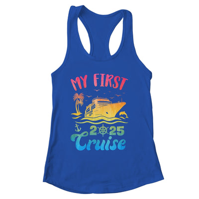 My First Cruise 2025 Vacation Matching Family Cruise Ship Shirt & Tank Top | siriusteestore