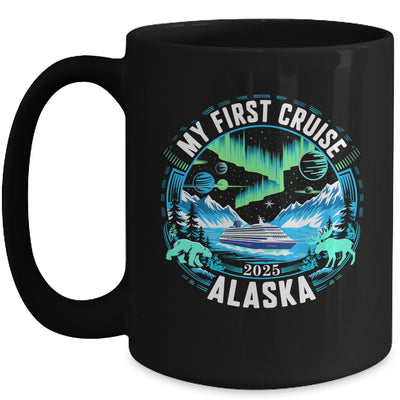 My First Cruise Alaska 2025 Northern Lights Cruisin Alaska Mug | siriusteestore