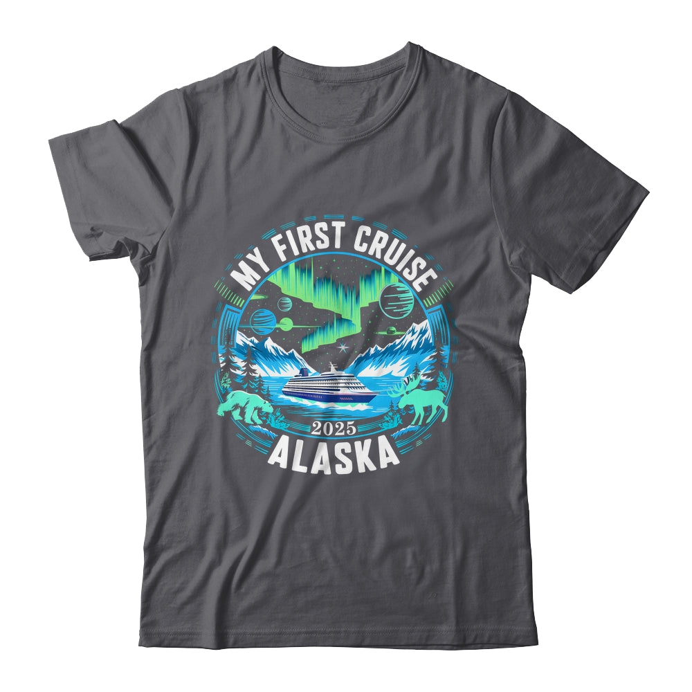 My First Cruise Alaska 2025 Northern Lights Cruisin Alaska Shirt & Hoodie | siriusteestore