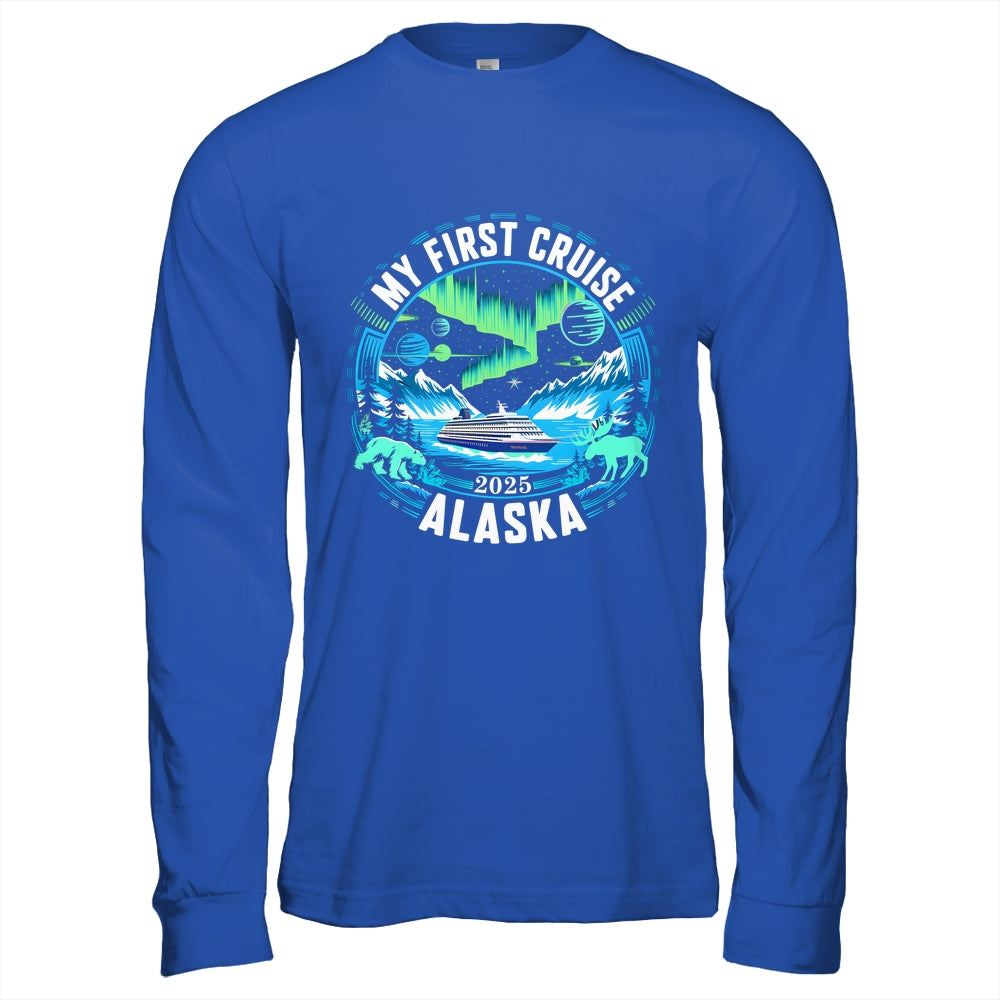 My First Cruise Alaska 2025 Northern Lights Cruisin Alaska Shirt & Hoodie | siriusteestore