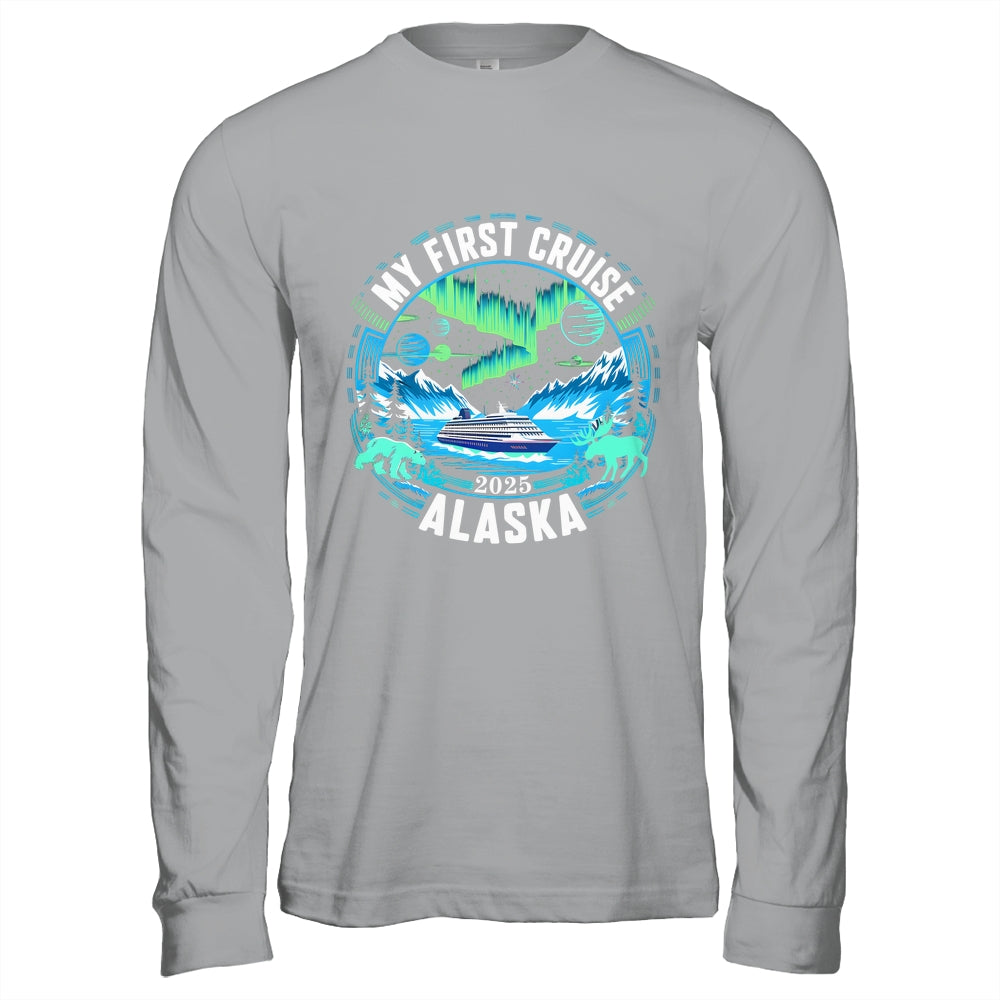 My First Cruise Alaska 2025 Northern Lights Cruisin Alaska Shirt & Hoodie | siriusteestore