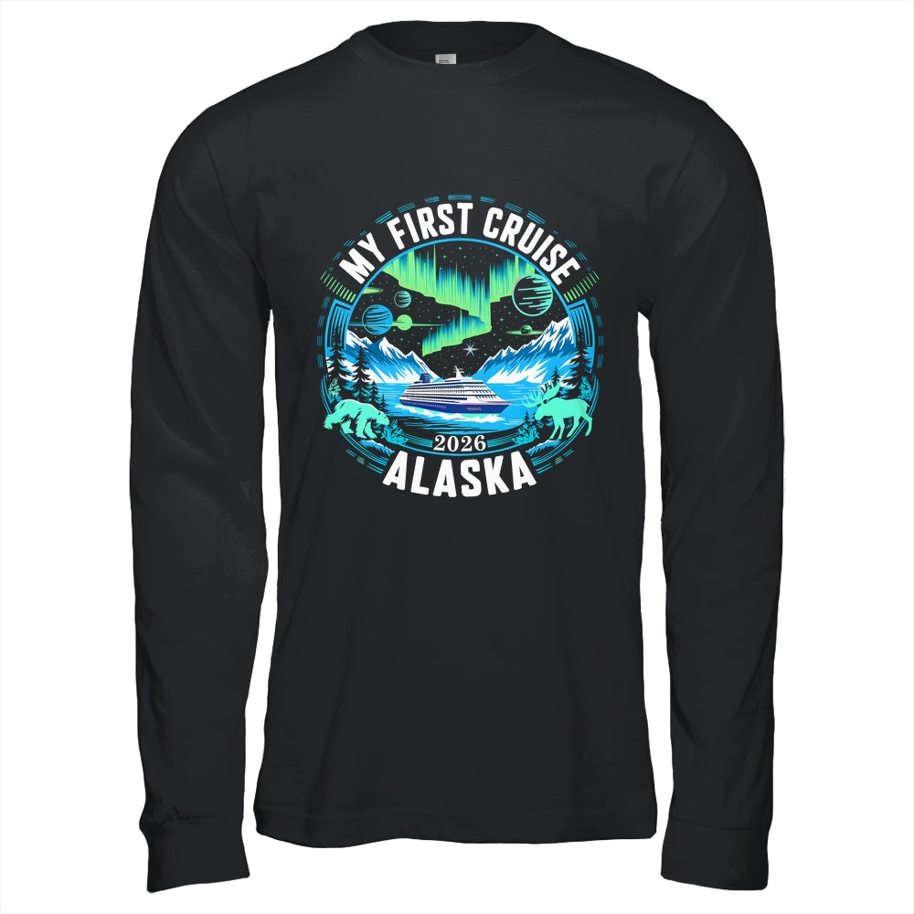 My First Cruise Alaska 2026 Northern Lights Cruisin Alaska Shirt & Hoodie | siriusteestore