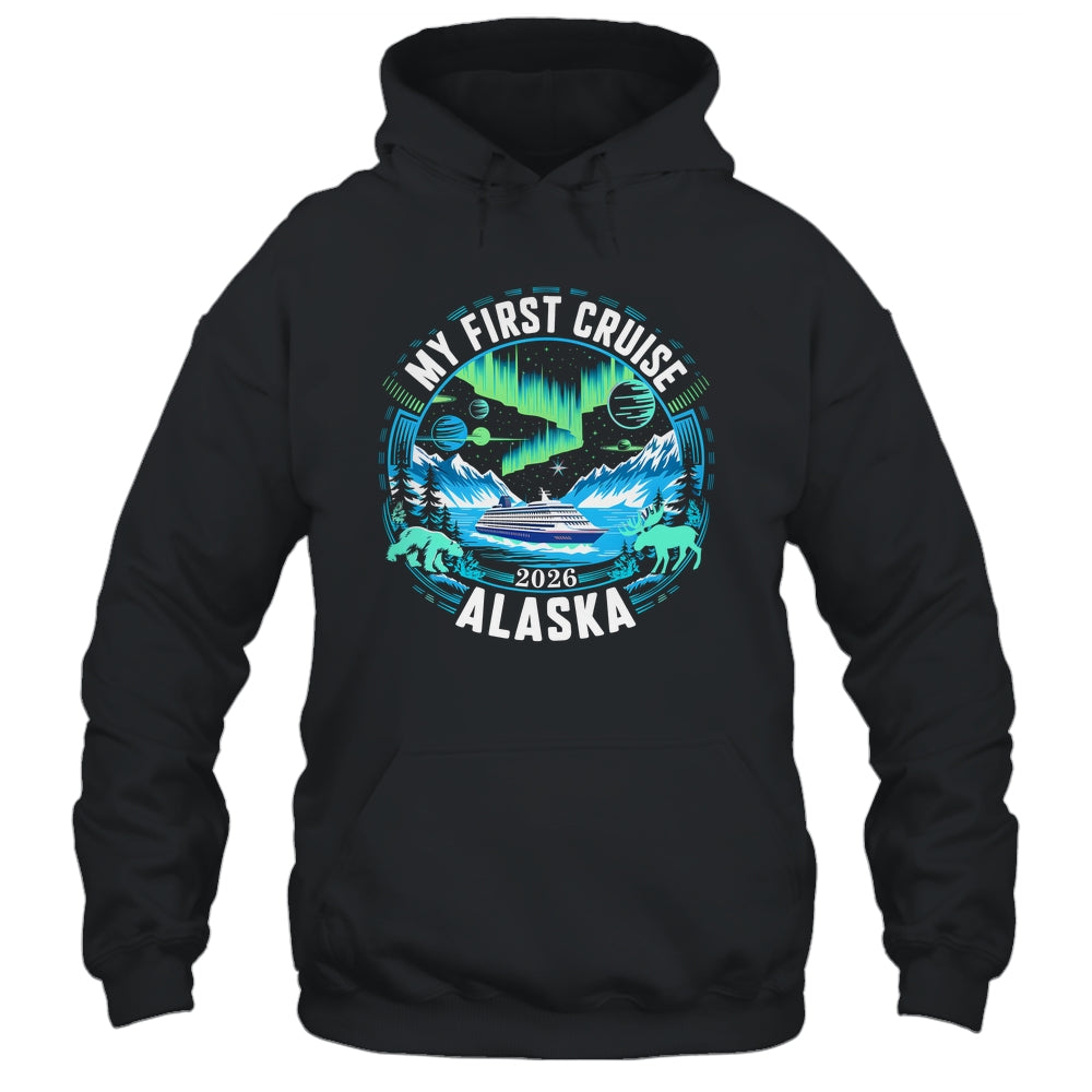 My First Cruise Alaska 2026 Northern Lights Cruisin Alaska Shirt & Hoodie | siriusteestore