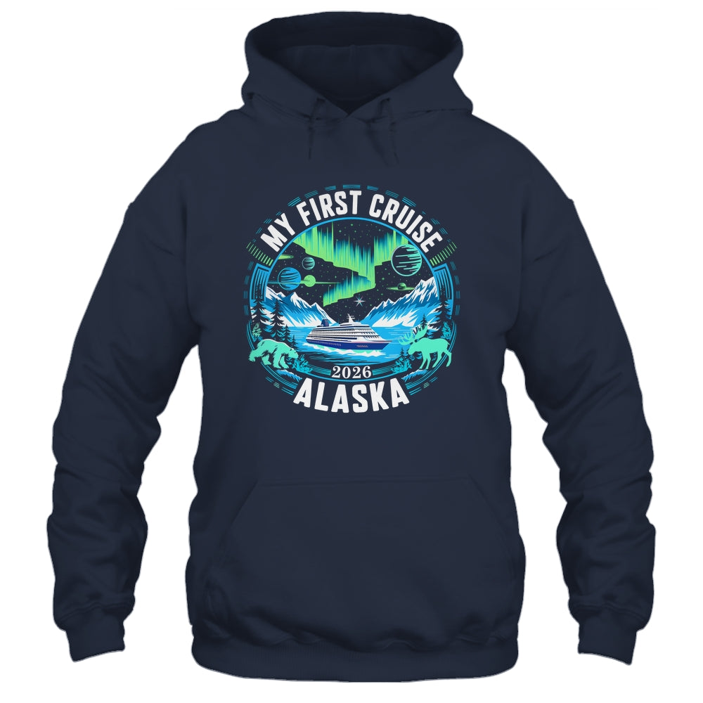 My First Cruise Alaska 2026 Northern Lights Cruisin Alaska Shirt & Hoodie | siriusteestore