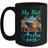 My First Cruise Aruba 2025 Family Trip Cruisin Together Mug | siriusteestore