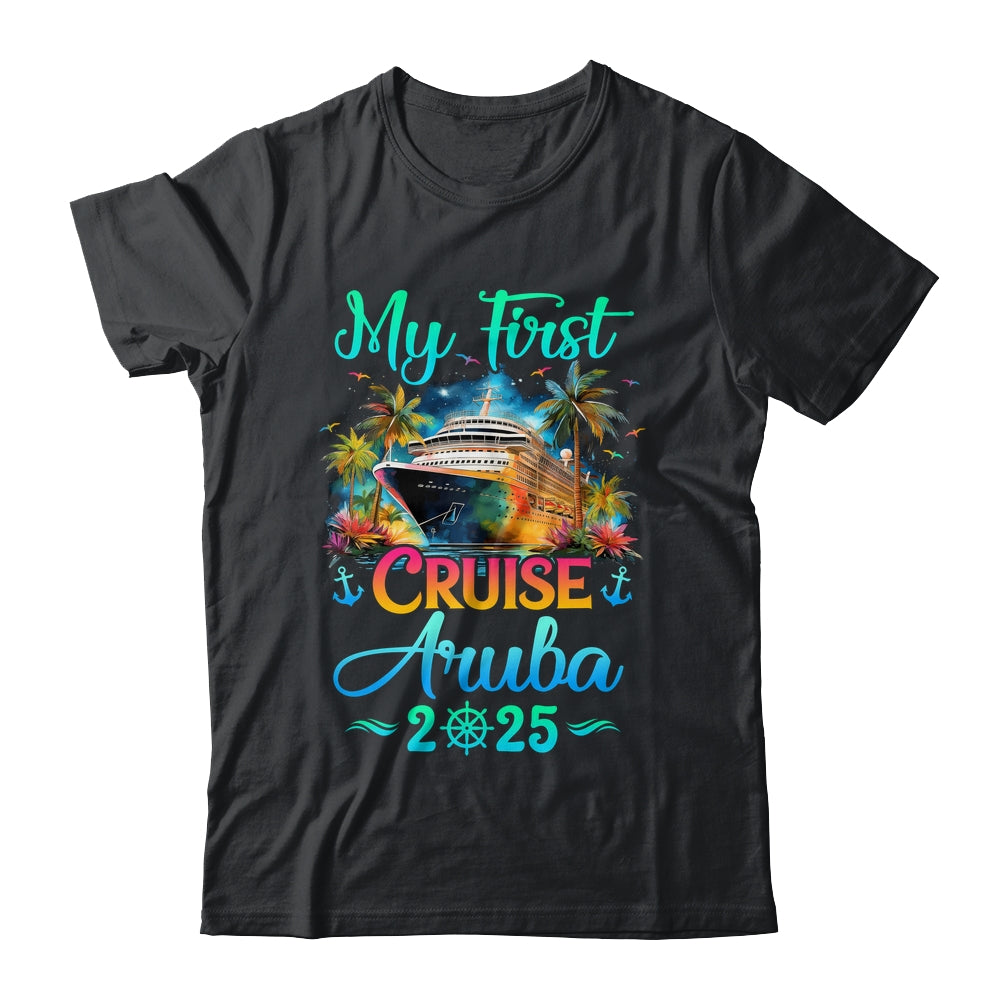 My First Cruise Aruba 2025 Family Trip Cruisin Together Shirt & Tank Top | siriusteestore