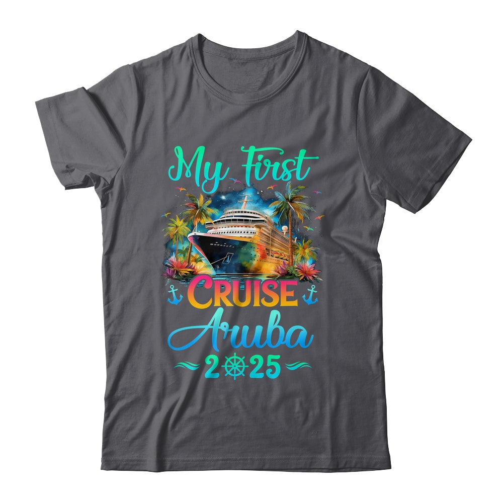 My First Cruise Aruba 2025 Family Trip Cruisin Together Shirt & Tank Top | siriusteestore