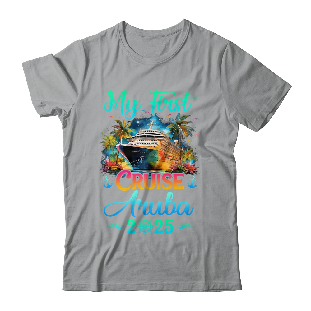 My First Cruise Aruba 2025 Family Trip Cruisin Together Shirt & Tank Top | siriusteestore