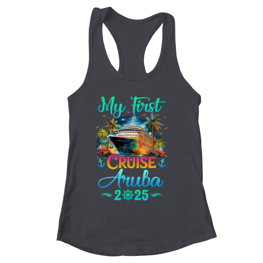 My First Cruise Aruba 2025 Family Trip Cruisin Together Shirt & Tank Top | siriusteestore