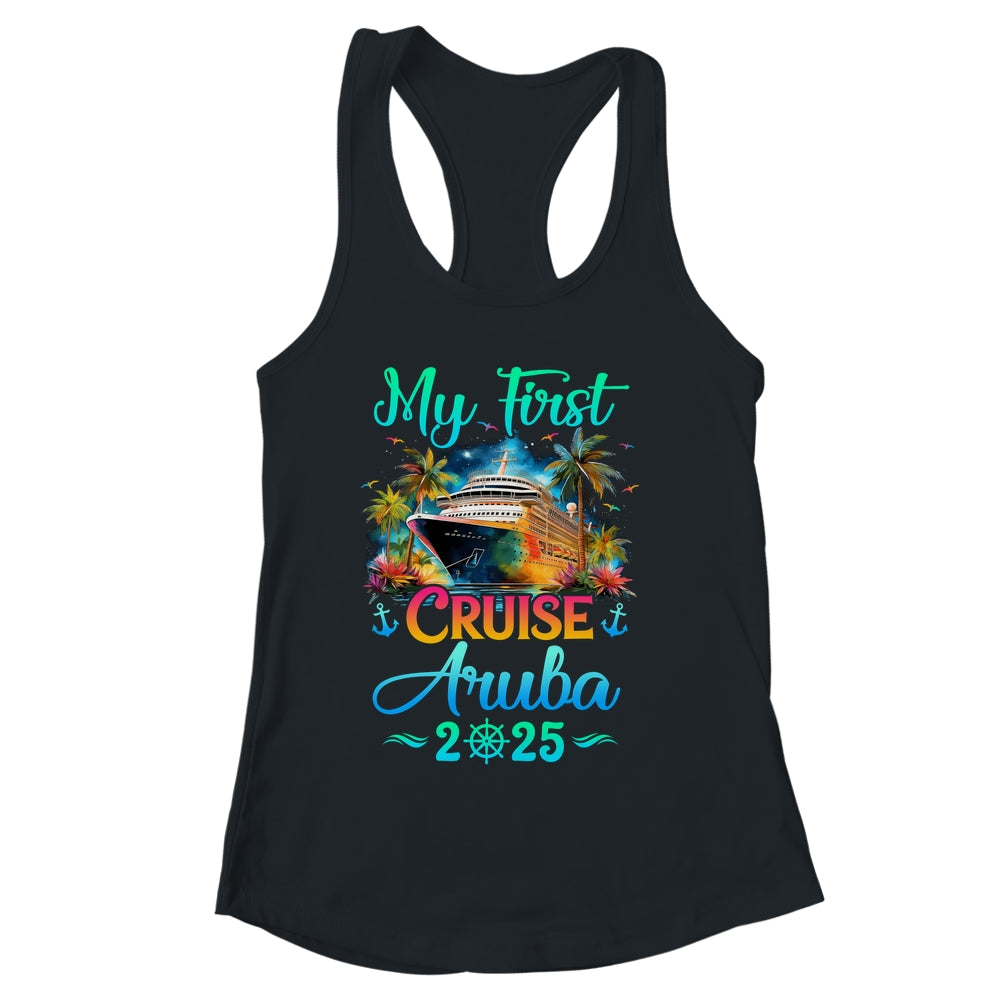 My First Cruise Aruba 2025 Family Trip Cruisin Together Shirt & Tank Top | siriusteestore